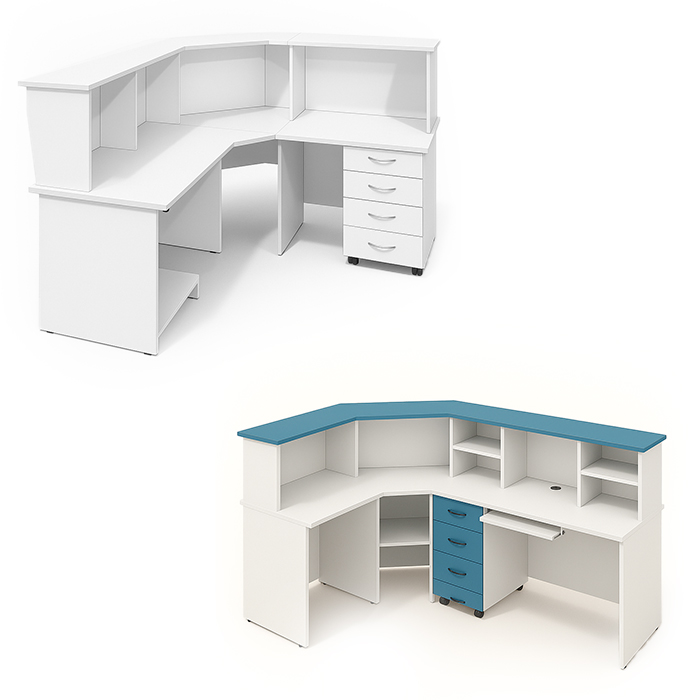 Столы-посты (стойки ресепшен) — купить в Медмебель.ру