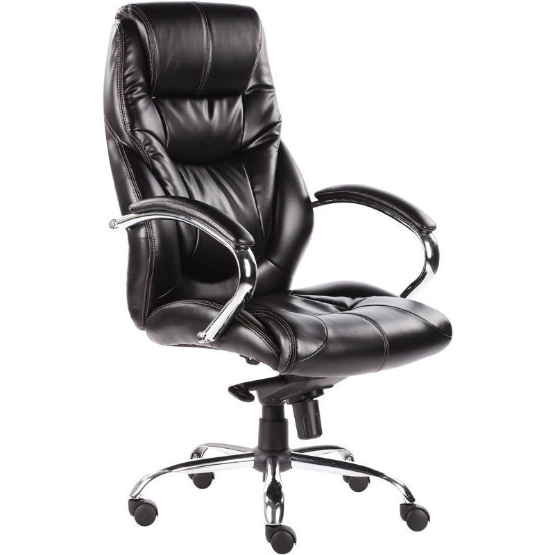Кресло для Руководителя EChair-535 MPU к/з черный, хром