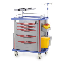 Столик-тележка ЕТ850-01 ТМ-020АН-00 для экстренной помощи и реанимации — купить в Медмебель.ру