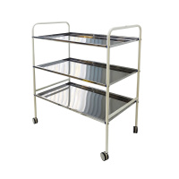 Столик процедурный передвижной СИ-034-МСГ (н/н/н), импортные колеса — купить в Медмебель.ру