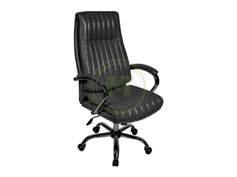 Офисное кресло AV 129 СН МК экокожа/сетка черная
