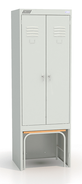 Шкаф медицинский для одежды ШРК-22-600 ВСК