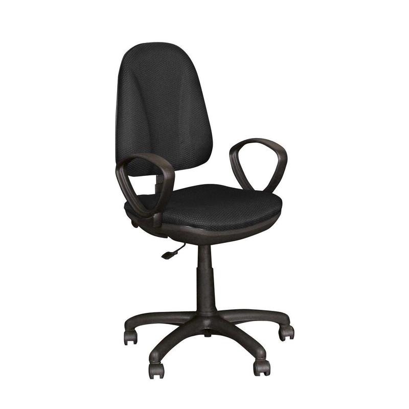 Кресло для оператора EChair EC Pegaso GTP ткань JP2 черная