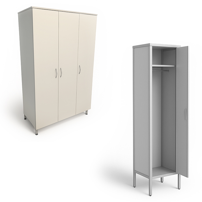 Шкафы лабораторные для одежды — купить в Медмебель.ру