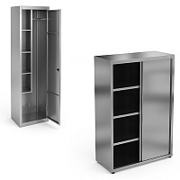 Шкафы из нержавеющей стали — купить в Медмебель.ру