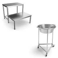 Подставки из нержавеющей стали — купить в Медмебель.ру