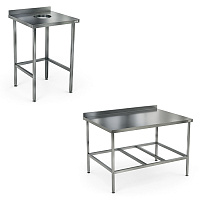 Столы из нержавеющей стали — купить в Медмебель.ру