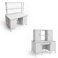 Столы лабораторные островные — купить в Медмебель.ру