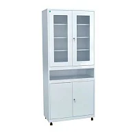 Шкаф для кабинета врача ШКВ-02 — купить в Медмебель.ру