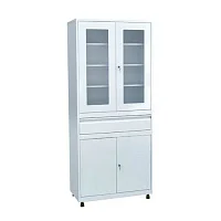 Шкаф для кабинета врача ШКВ-07 — купить в Медмебель.ру