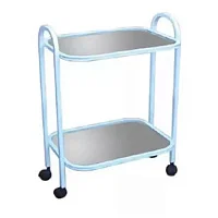 Стол 2-х полочный с полками из н/ж стали — купить в Медмебель.ру