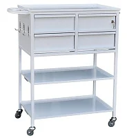 Стол-тележка с 4-мя ящиками для перевязочной — купить в Медмебель.ру