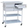 Стол-тележка с 4-мя ящиками для перевязочной