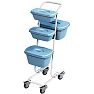 Тележка медицинская для контейнеров ТК-01 Кронт (с контейнерами КДС-3 и КДС-5)