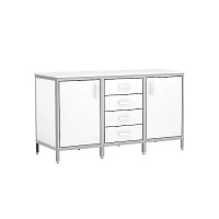 Стол-тумба лабораторный АСК СТ.01.01 (разборный) — купить в Медмебель.ру