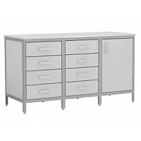 Стол-тумба лабораторный АСК СТ.01.00 Стандарт (разборный) — купить в Медмебель.ру