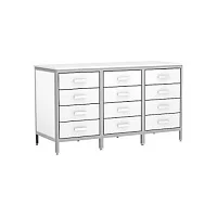 Стол-тумба лабораторный АСК СТ.01.07 (разборный) — купить в Медмебель.ру