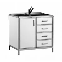 Стол лабораторный с мойкой АСК СЛМ.02.01 — купить в Медмебель.ру