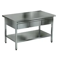 Стол с выдвижными ящиками СПЯ-120/70 без борта — купить в Медмебель.ру