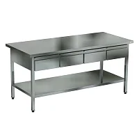 Стол с выдвижными ящиками СПЯ-150/70/П — купить в Медмебель.ру