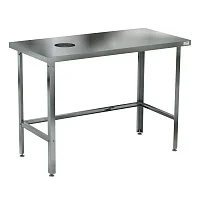 Стол для сбора пищевых отходов СРО-120/60/430 — купить в Медмебель.ру