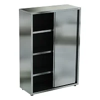 Шкаф из нержавеющей стали ШК-120/60 — купить в Медмебель.ру