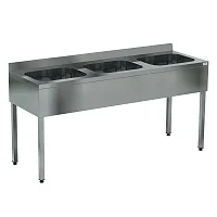 Ванна моечная цельнотянутая трехсекционная борт ВМЦФ/З-180/60 — купить в Медмебель.ру