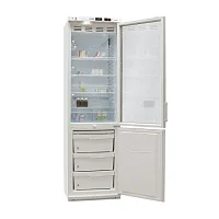 Холодильник лабораторный ХЛ-340 Позис с тонированной стеклянной дверью и металлической дверью — купить в Медмебель.ру