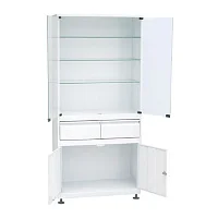 Шкаф медицинский ШМС-2-Р-2 — купить в Медмебель.ру