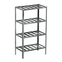 Стеллаж нержавеющая сталь СКР-90/50 — купить в Медмебель.ру