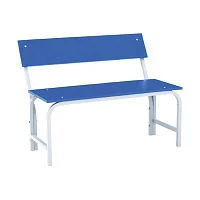 Скамья гардеробная со спинкой ЛДСП 1000 — купить в Медмебель.ру