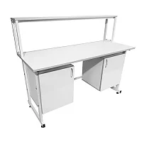 Стол лабораторный с надстройкой СЛн 16.014 — купить в Медмебель.ру