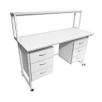 Стол лабораторный с надстройкой СЛн 16.015 — купить в Медмебель.ру