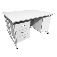 Стол лабораторный островной Сло 22.006 — купить в Медмебель.ру