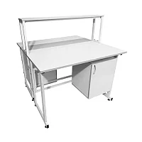 Стол лабораторный островной Сло 22.008 — купить в Медмебель.ру