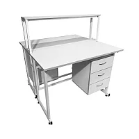 Стол лабораторный островной Сло 22.009 — купить в Медмебель.ру