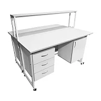 Стол лабораторный островной Сло 22.012 — купить в Медмебель.ру