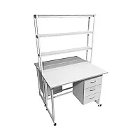 Стол лабораторный островной Сло 22.021 — купить в Медмебель.ру