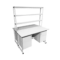 Стол лабораторный островной Сло 22.022 — купить в Медмебель.ру