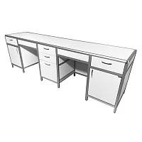 Стол лабораторный MED 10.010al — купить в Медмебель.ру