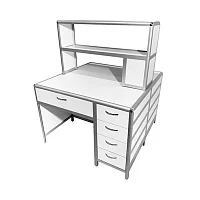 Стол лабораторный островной MED 11.002al — купить в Медмебель.ру