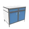 Стол-тумба лабораторная MED 12.006al