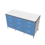 Стол-тумба лабораторная MED 12.019al
