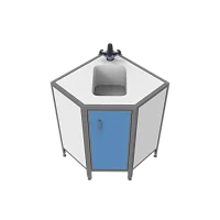 Стол-мойка лабораторная MED 13.002al — купить в Медмебель.ру