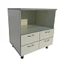 Тумба медицинская для аппаратуры MD ТМ 13.21