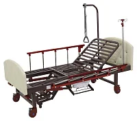 Кровать механическая Med-Mos YG-6 (MM-2124Н-11) ,белый премиум с туалетным устройством и функцией «кардиокресло» — купить в Медмебель.ру