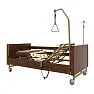 Кровать электрическая Med-Mos YG-1 (ЛДСП коричневый) с деревянными ламелями