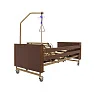 Кровать электрическая Med-Mos YG-1 (ЛДСП коричневый) с деревянными ламелями