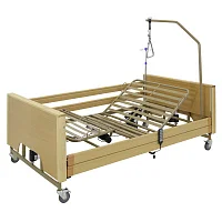 Кровать электрическая Med-Mos YG-1 (ЛДСП светлое дерево) ширина ложемента 120 см — купить в Медмебель.ру