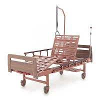 Кровать механическая Med-Mos Е-8 (ЛДСП коричневый) — купить в Медмебель.ру